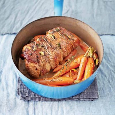 pot roast veal with new season carrots and orangelet's eat more...vealin season